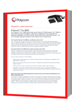 Polycom Trio 8800 manual