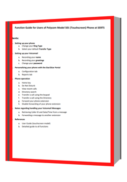 polycom 501 User Manuals