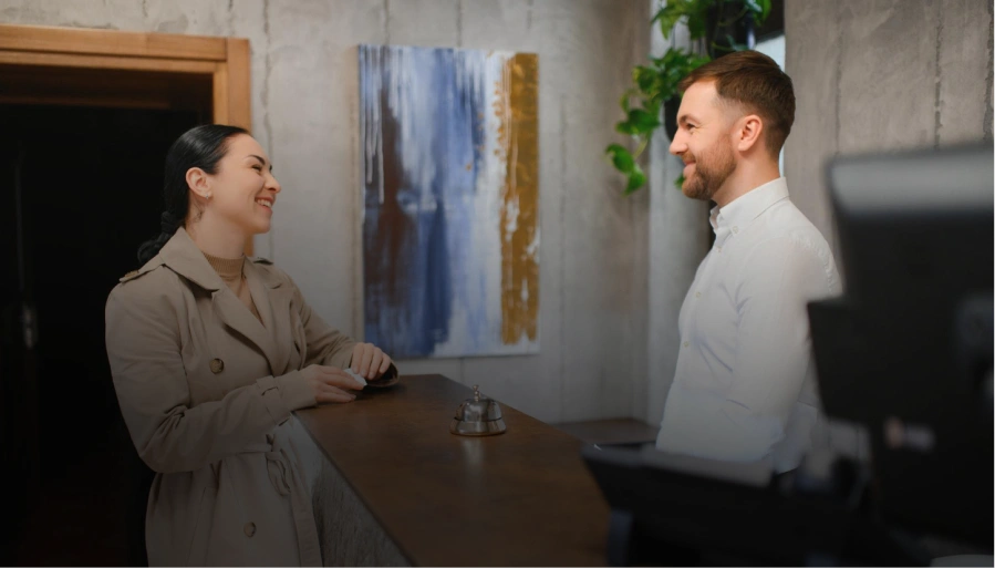 Check-in and guest services