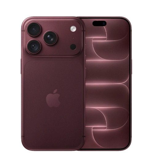 iPhone 18 Pro in Burgundy, back and front view