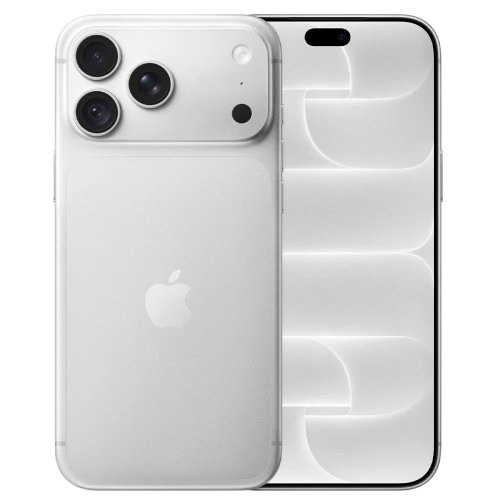 iPhone 18 Pro Max in Silver, back and front view